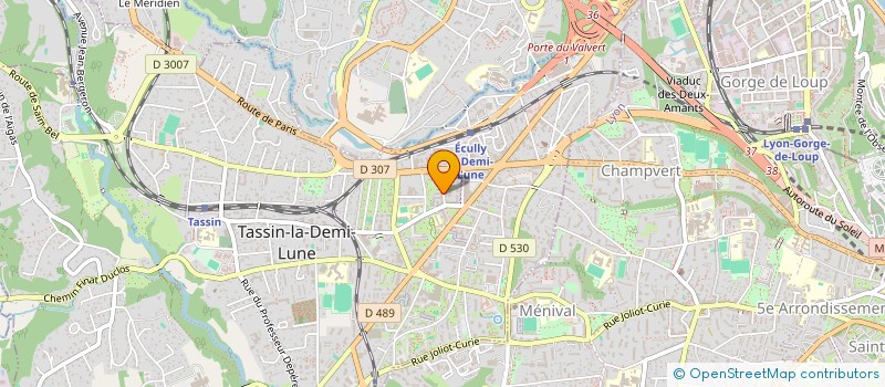 localisation de l'entreprise FORKLEAN  TASSIN-LA-DEMI-LUNE