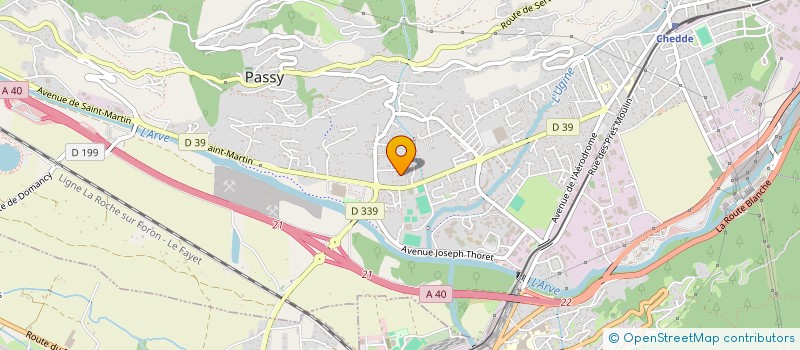 localisation de l'entreprise FORLAI  PASSY