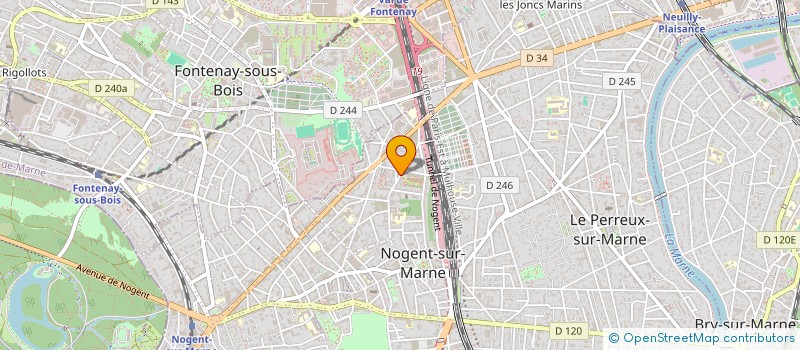 localisation de l'entreprise FORLINI JACQUES  NOGENT-SUR-MARNE