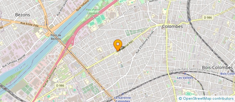localisation de l'entreprise FORLOGIC à COLOMBES