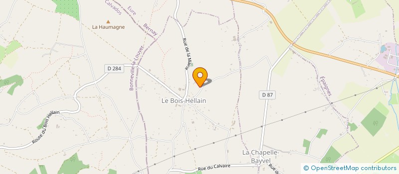 localisation de l'entreprise FORLUMINA  LE BOIS-HELLAIN