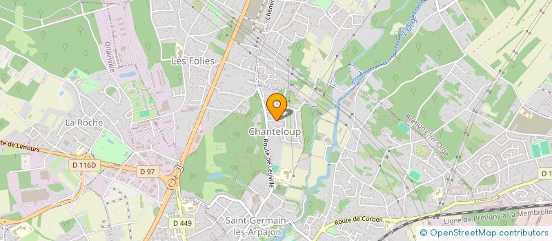 localisation de l'entreprise FORM'ACTEM à SAINT-GERMAIN-LES-ARPAJON