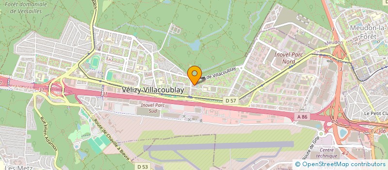 localisation de l'entreprise FORM ACTION à VELIZY-VILLACOUBLAY