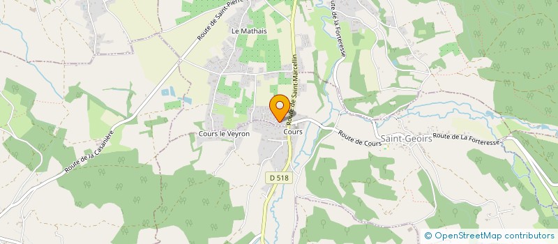 localisation de l'entreprise FORM'@ACTION  SAINT-ETIENNE-DE-SAINT-GEOIRS