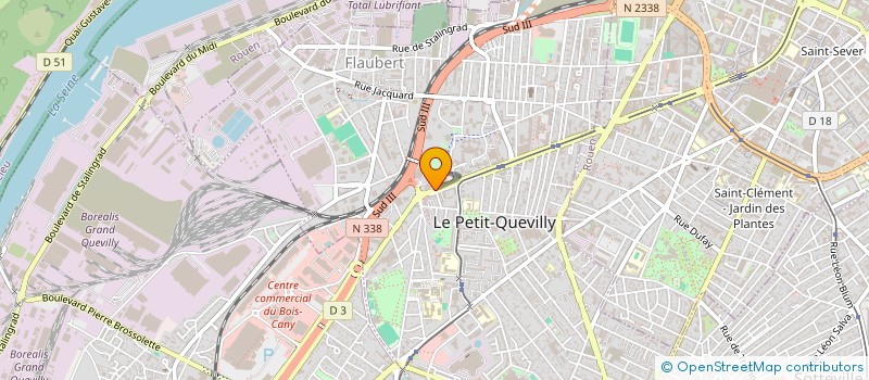 localisation de l'entreprise FORM'ACTION SERVICES à LE PETIT-QUEVILLY