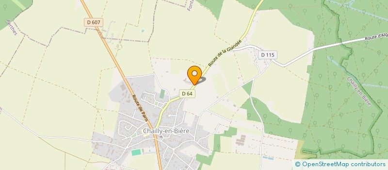 localisation de l'entreprise FORM'ACTIONS SOINS ET ACCOMPAGNEMENTS  CHAILLY-EN-BIERE