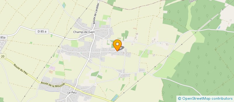 localisation de l'entreprise FORM'AE  SAINT-GEORGES-LES-BAILLARGEAUX