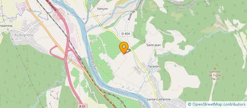 localisation de l'entreprise FORM'ALP  VOLONNE