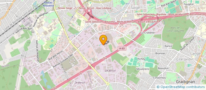 localisation de l'entreprise FORM'AP à PESSAC