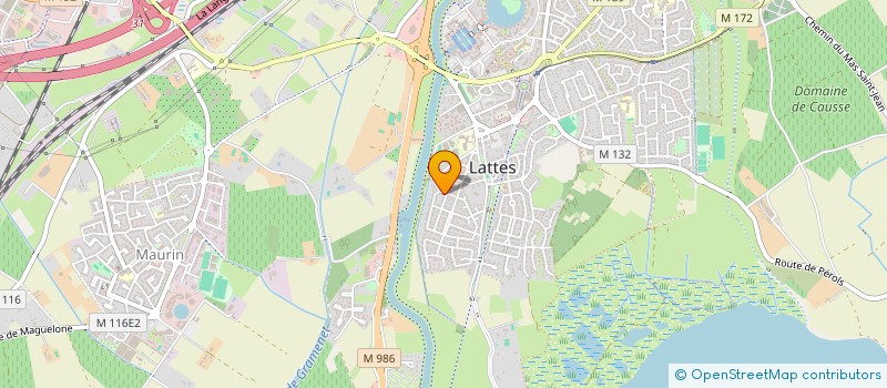 localisation de l'entreprise FORM AS à LATTES