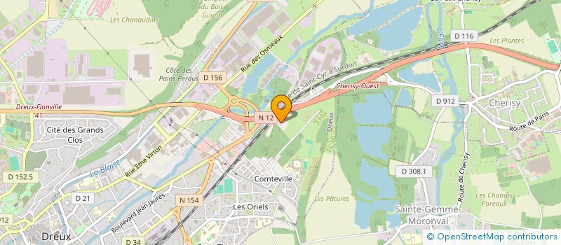 localisation de l'entreprise FORM'ASSOC à DREUX