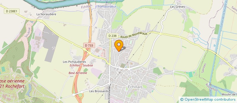 localisation de l'entreprise FORM'AUNIS  ECHILLAIS