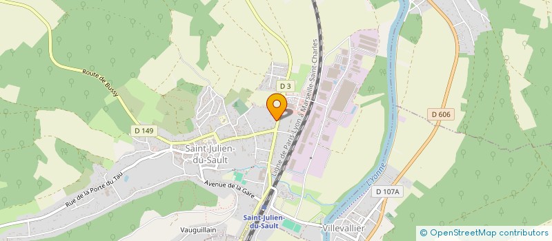 localisation de l'entreprise FORM'AUTO  SAINT-JULIEN-DU-SAULT