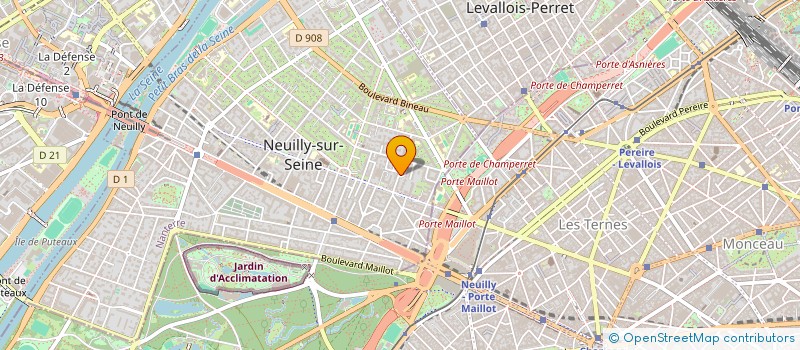 localisation de l'entreprise FORM'AVENIR à NEUILLY-SUR-SEINE
