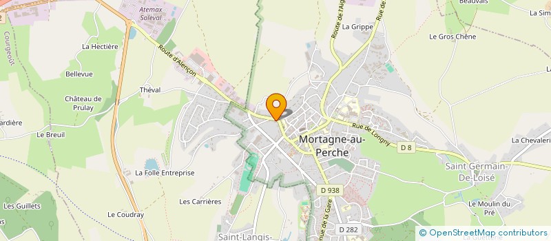 localisation de l'entreprise FORM DES STAG TUC DU PERCHE PAYS D'OUCHE à MORTAGNE-AU-PERCHE