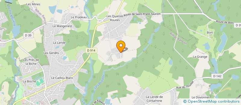 localisation de l'entreprise FORM.DEV à RILHAC-RANCON