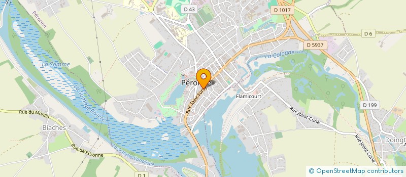 localisation de l'entreprise FORM DIFFUSION à PERONNE