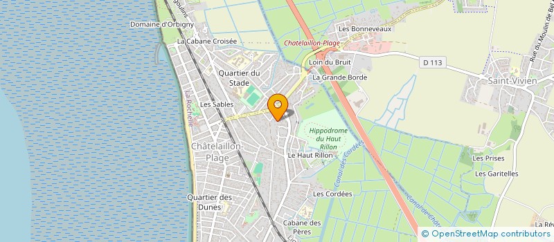 localisation de l'entreprise FORM E COM à CHATELAILLON-PLAGE