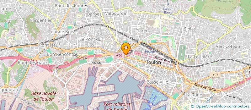 localisation de l'entreprise FORM' EDEN  TOULON