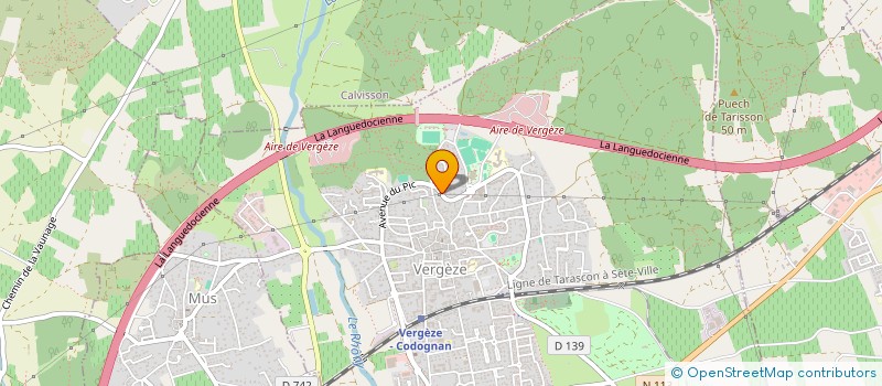 localisation de l'entreprise FORM' ET VOUS  VERGEZE