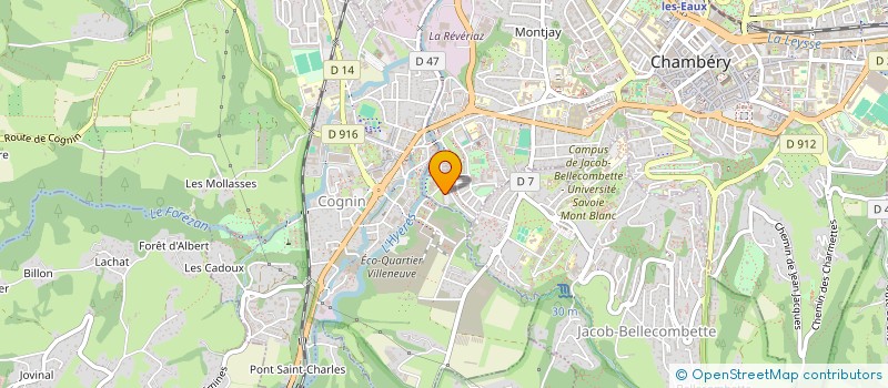 localisation de l'entreprise FORM ET VOUS  CHAMBERY