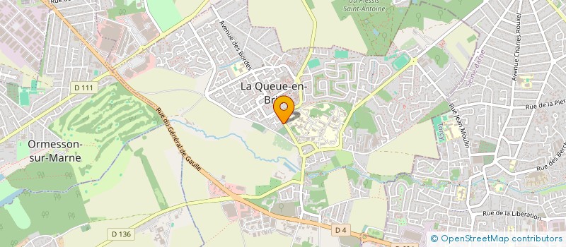 localisation de l'entreprise FORM'EVENT à LA QUEUE-EN-BRIE