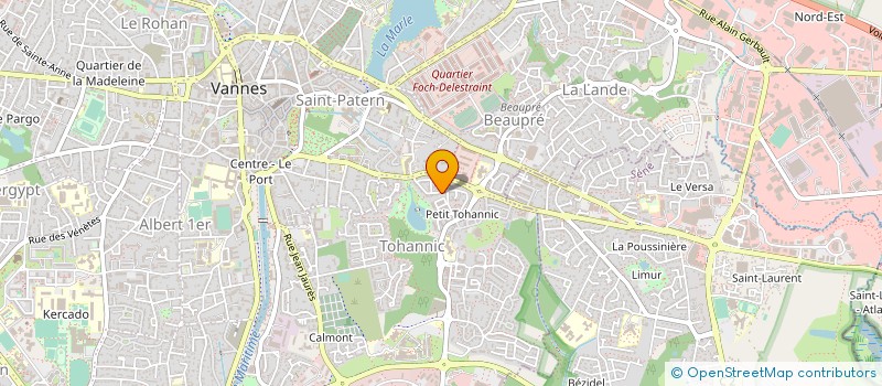 localisation de l'entreprise FORM & FINANCE à VANNES