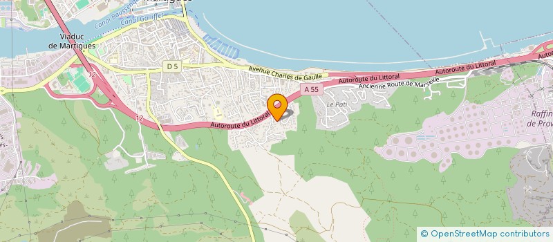 localisation de l'entreprise FORM'HOP à MARTIGUES