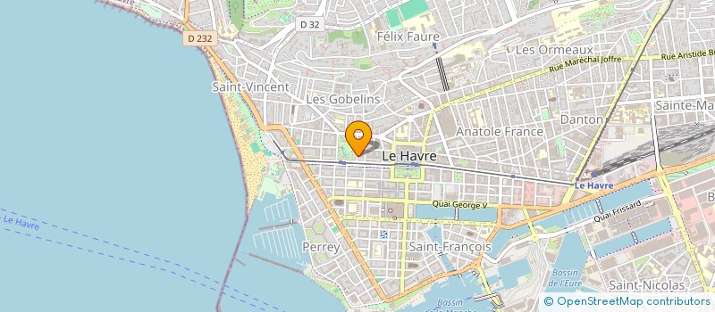 localisation de l'entreprise FORM'HORIZON  LE HAVRE