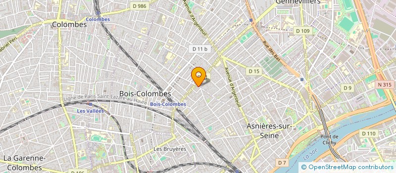 localisation de l'entreprise FORM IMPACT  ASNIERES-SUR-SEINE