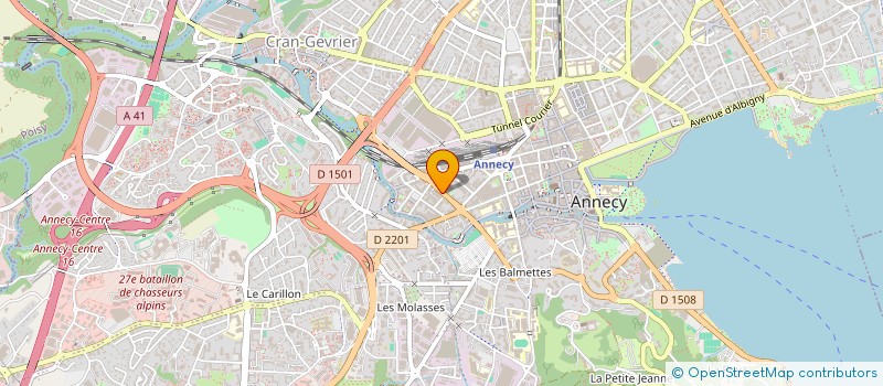 localisation de l'entreprise FORM'INDOOR à ANNECY