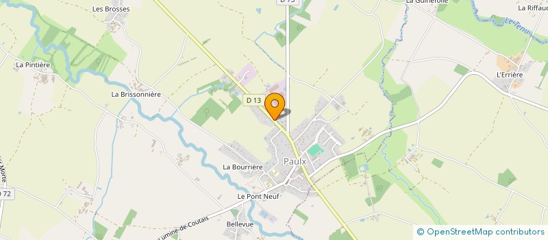 localisation de l'entreprise FORM.INOV.TECHNOLOGIE A.A.A.  PAULX