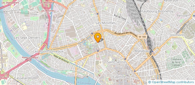localisation de l'entreprise FORM-INVEST SA à TOULOUSE