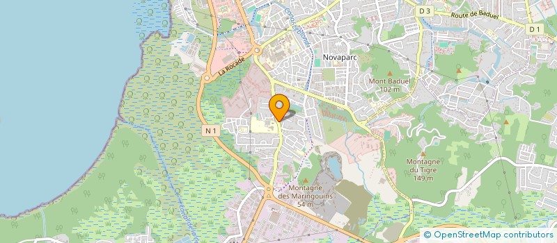 localisation de l'entreprise FORM ME DAB  CAYENNE