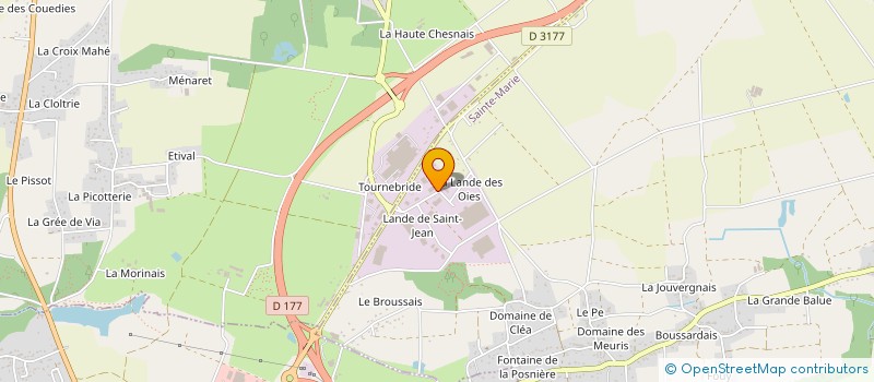 localisation de l'entreprise FORM'O PLAST à SAINTE-MARIE