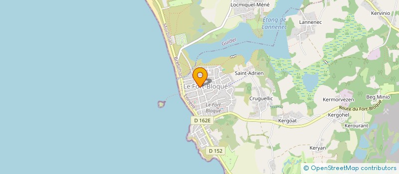 localisation de l'entreprise FORM'OCEAN à PLOEMEUR