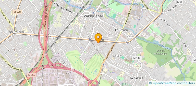 localisation de l'entreprise FORM ORGANISAT RECRUT CONSEIL ETUDE DIST  WASQUEHAL