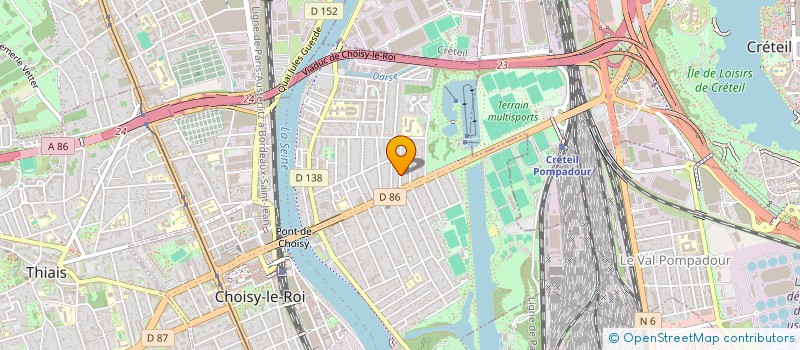 localisation de l'entreprise FORM'PLUS à CHOISY-LE-ROI