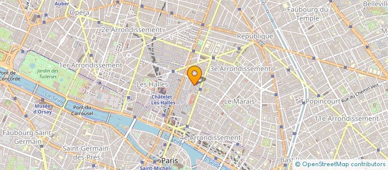 localisation de l'entreprise FORM REINSER ASS NAT CREAT EMPLOI ENTREP à PARIS