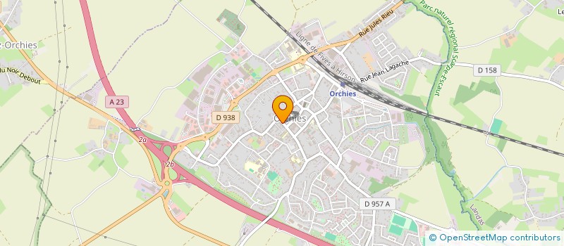 localisation de l'entreprise FORM'SCI  ORCHIES