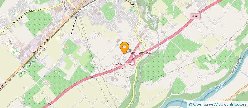 localisation de l'entreprise FORM'XPPER  SAINT-MARCELLIN