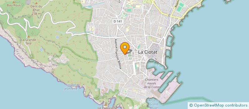 localisation de l'entreprise FORMA 13 à LA CIOTAT