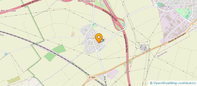 localisation de l'entreprise FORMA à THILLOIS
