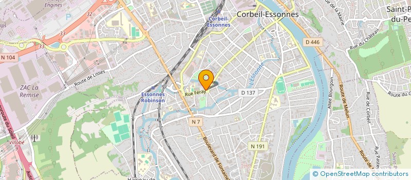 localisation de l'entreprise FORMA-ACADEMY à CORBEIL-ESSONNES