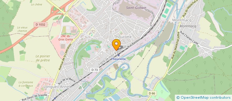 localisation de l'entreprise FORMA ASSISTANCE  THOUROTTE