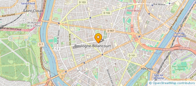 localisation de l'entreprise FORMA BR à BOULOGNE-BILLANCOURT