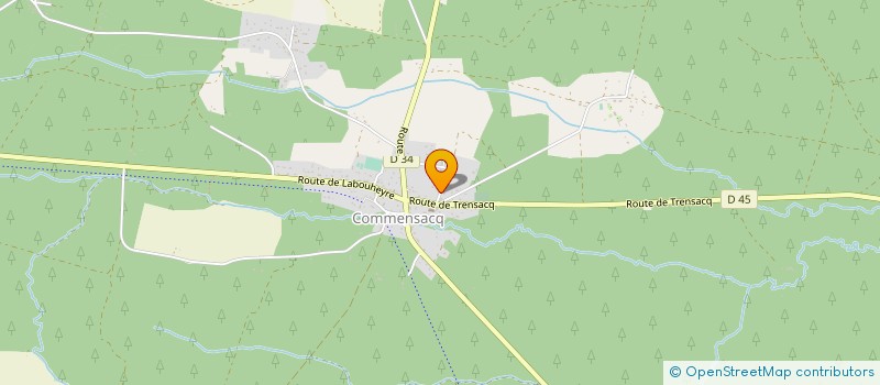 localisation de l'entreprise FORMA' CONCEPT. HD  BAZAS