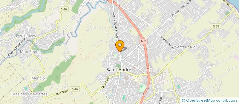 localisation de l'entreprise FORMA- EST- SECURITE à SAINT-ANDRE