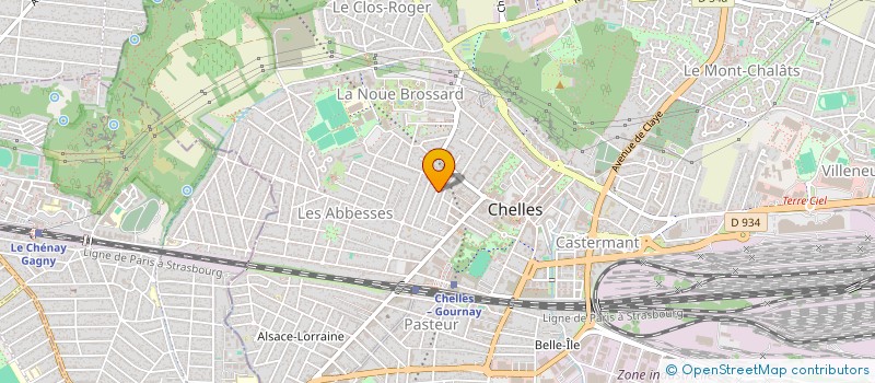 localisation de l'entreprise FORMA FIX à CHELLES