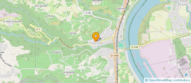 localisation de l'entreprise FORMA FRANCE  CHAVANAY